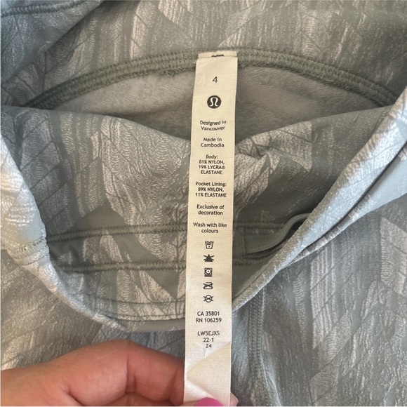 Lululemon Swift Speed High-Rise Tight 28" Womens 4 Reverberate Chevron Jacquard - Picture 4 of 8